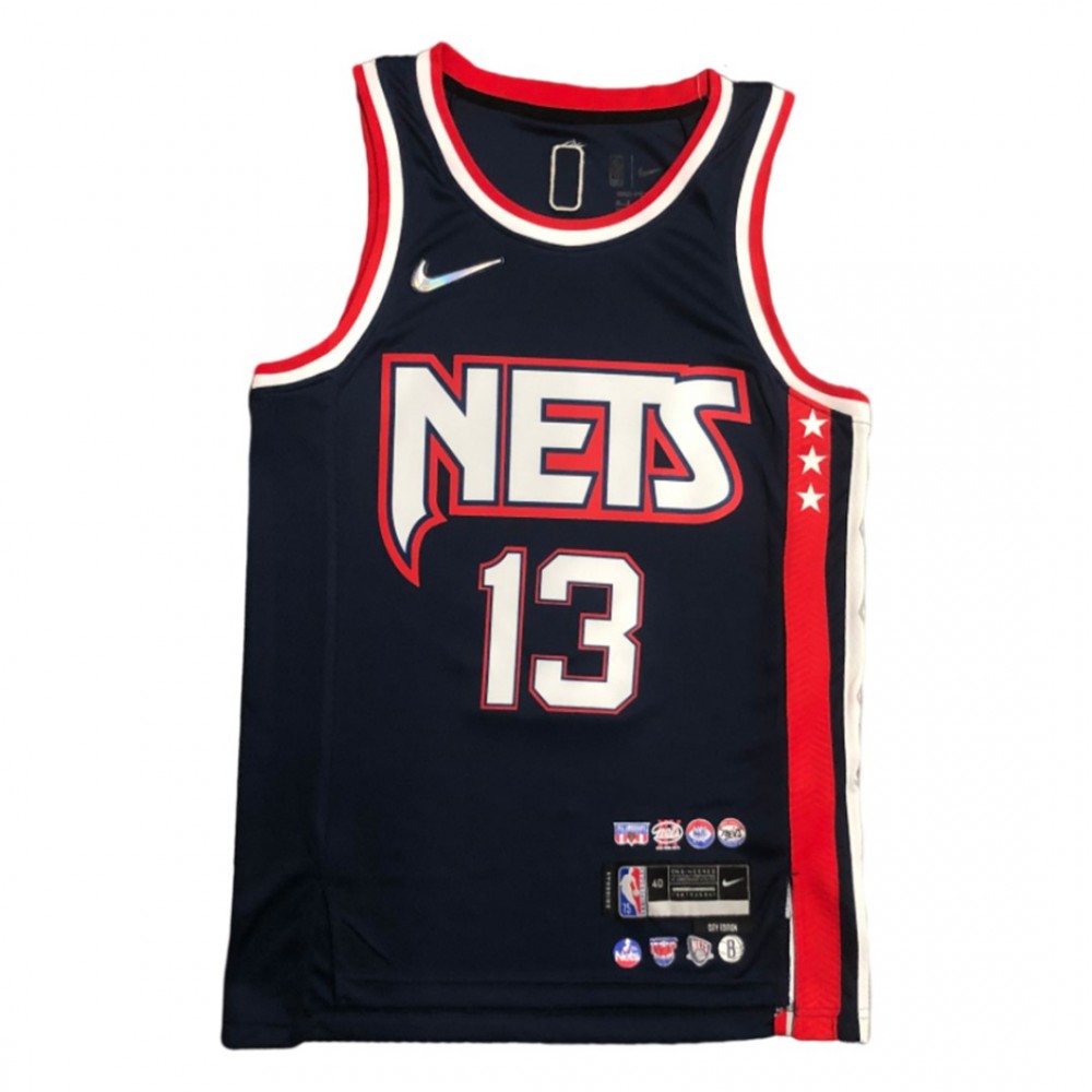Men's Brooklyn Nets James Harden #13 Navy 2021/22 Swingman Jersey - City Edition-Pro Kit Vault | Brand New 26/27 Sports Jerseys
